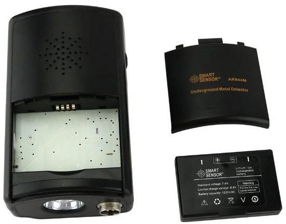 Металлоискатель грунтовой ручной Smart Sensor AR944M, черный - фото 5 - id-p1238345019