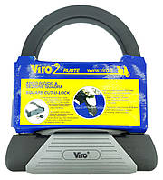 U-подібний сталевий мотозамок VIRO MOTO SEZIONE BLACK 2KEY 145 мм (Італія)