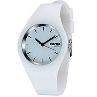 Женские часы Skmei Rubber White 9068C