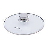 Каструля з кришкою Kamille 5л з нержавіючої сталі і порожнистими ручками для індукції і газу KM-4913, фото 7