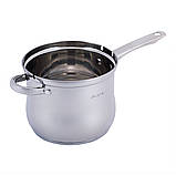 Каструля-фритюрниця Kamille Ø18*15см 3,5 л з нержавіючої сталі KM-5852, фото 3