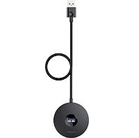 Перехідник Baseus Round Box HUB Adapter USB3.0*USB3.0+3xUSB2.0 (1м) Чорний (CAHUB-U01)