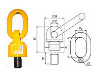 Рым-звено G80 типа SL-303 (поворотное)