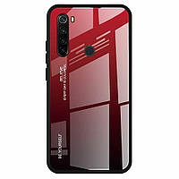 Защитный чехол Deexe Gradient Color для Xiaomi Redmi Note 8T - Red Black