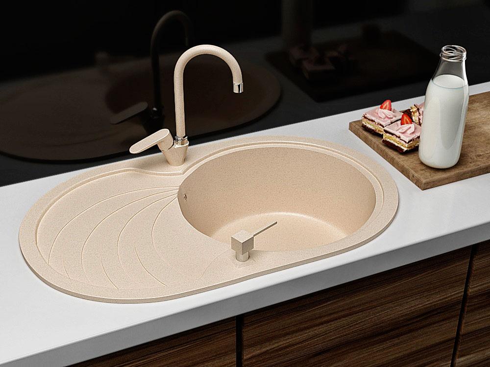 ГРАНИТНА Мойка ASKANIA «MODERNA» RV 03 beige