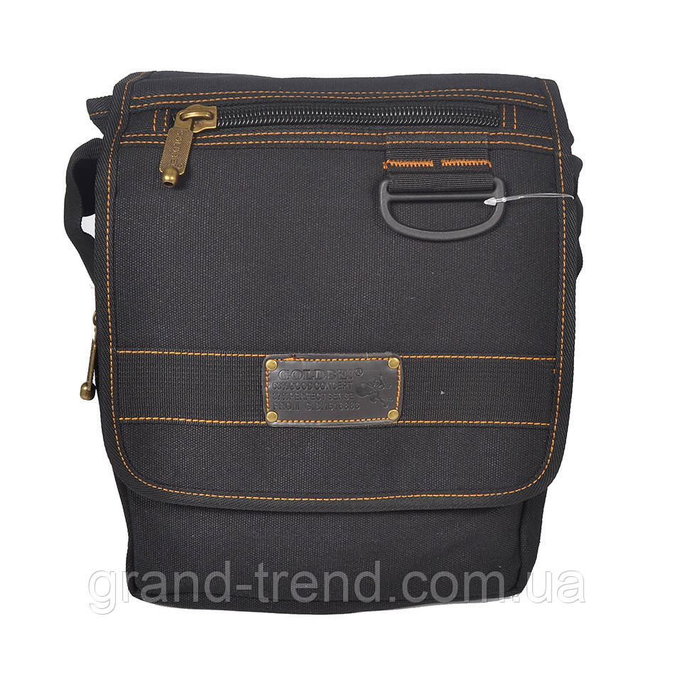 Мужская брезентовая сумочка через плечо Gold Be - фото 2 - id-p1238422022