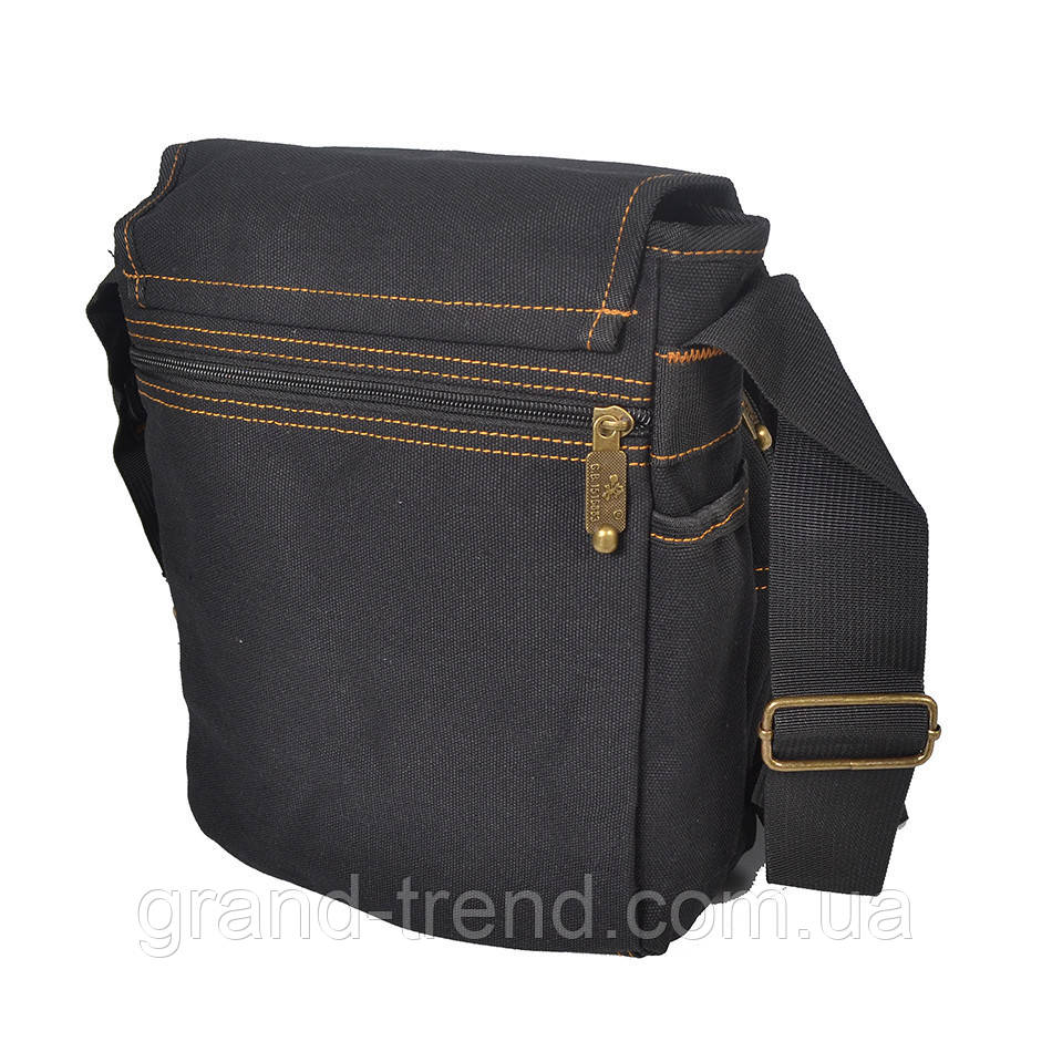Мужская брезентовая сумочка через плечо Gold Be - фото 3 - id-p1238422022