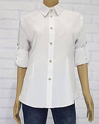 Блузка шкільна з довгим рукавом для дівчинки, Milana