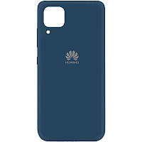Силіконовий чохол для Huawei P40 Lite (JNY-LX1), My Colors, Navy blue, мікрофібра всередині
