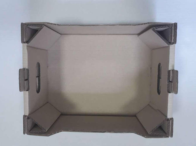 Купить Гофроящик овощной для огурцов, помидор, баклажан, гофроящик из ...