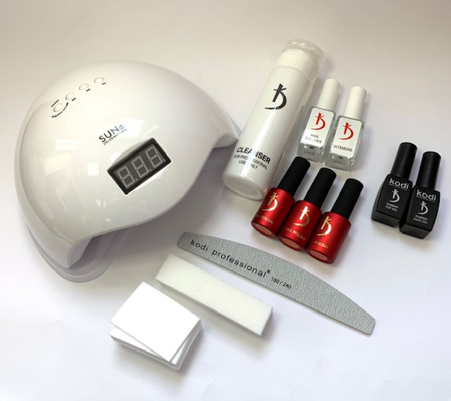 Набір для манікюру Коди з лампою Sun 5