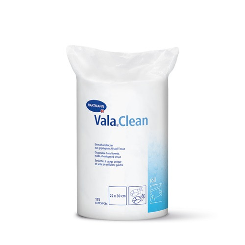 Одноразовые полотенца для рук Vala®Clean roll, 22х30 см, 175 шт.