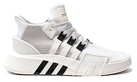 Чоловічі кросівки Adidas Equipment *EQT* Bask ADV "White Black" - "Білі Чорні" (Репліка ААА+)