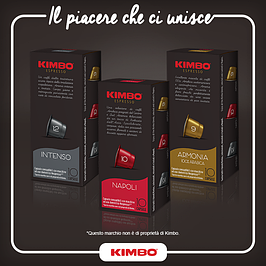 Капсули Kimbo стандарту Nespresso, Італія