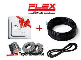 Тонкий кабель для теплої підлоги Flex 15м2- 18м2/ 2625Вт (150м) Серія RTC 70.26