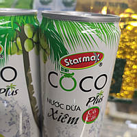 Кокосова вода з м'якоттю натуральна Starmax Cococplus 330 мл (В'єтнам)