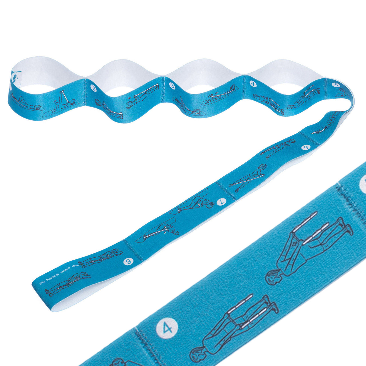 Стрічковий еспандер (еластична стрічка) Record Sport Elastiband FI-1722 довжина 92 см синя, фото 1