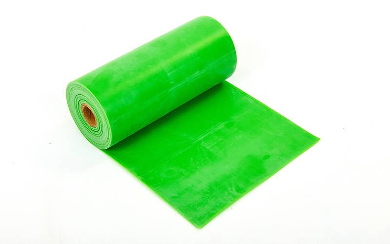 Стрічка еластична для фітнесу та йоги в рулоні CUBE FI-6256-5_5 5,5 метра зелена, фото 1