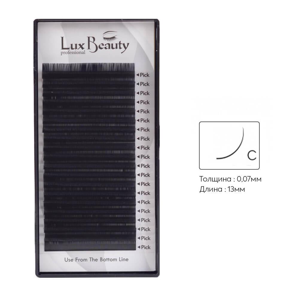 Вії вигин З 0.07 (20 рядів: 13мм) LUX BEAUTY