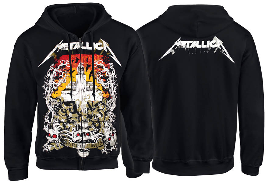 Толстовка на змійці METALLICA Master of Puppets Skulls