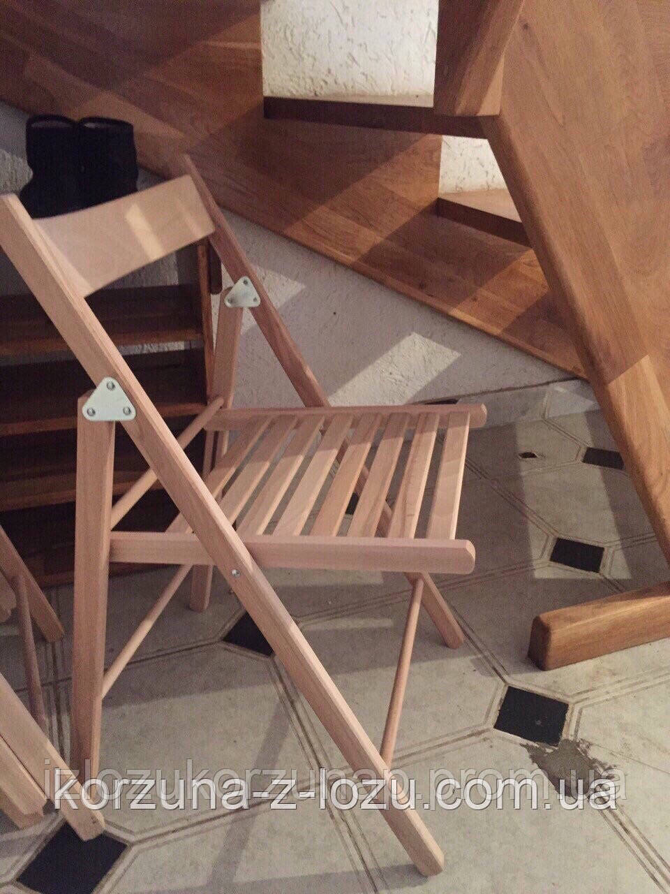 Складные деревянные стулья - фото 1 - id-p898600910