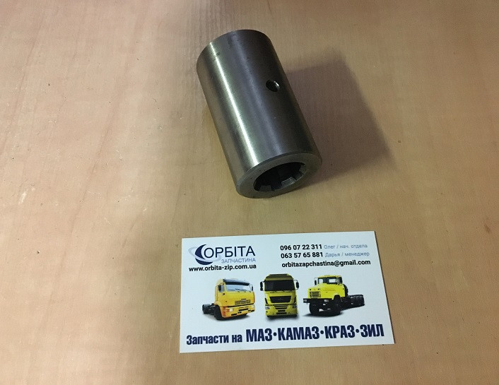 F00057464 Муфта поєднувальна кутового редуктора автовозу LOHR, ROLFO (6 шліц) (D=40, L=72мм) 157102002