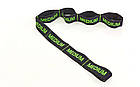 Стрічковий еспандер (еластична стрічка) Record Sport Elastiband FI-6345-B 12 кг Black-Green, фото 2