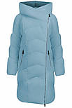 Довга зимова куртка жіноча Finn Flare A19-11010-124 DownFill блакитна XS, фото 6