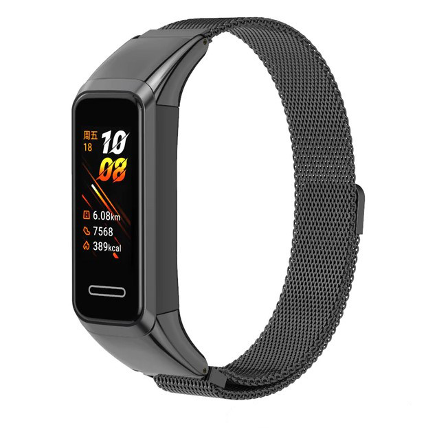 Міланський магнітний ремінець Primo MIJOBS для фітнес браслета Huawei Band 4 - Black