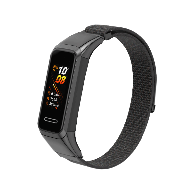 Нейлоновий ремінець Primo MIJOBS для фітнес браслета Huawei Band 4 - Black