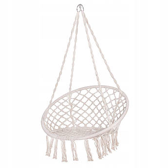 Підвісне крісло-гойдалка (плетене) Springos SPR0020 Biege .