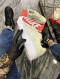 Жіночі кросівки Nike Air Force 1 Jester Beige Blue, жіночі кросівки найк аір форс 1 лов, фото 4