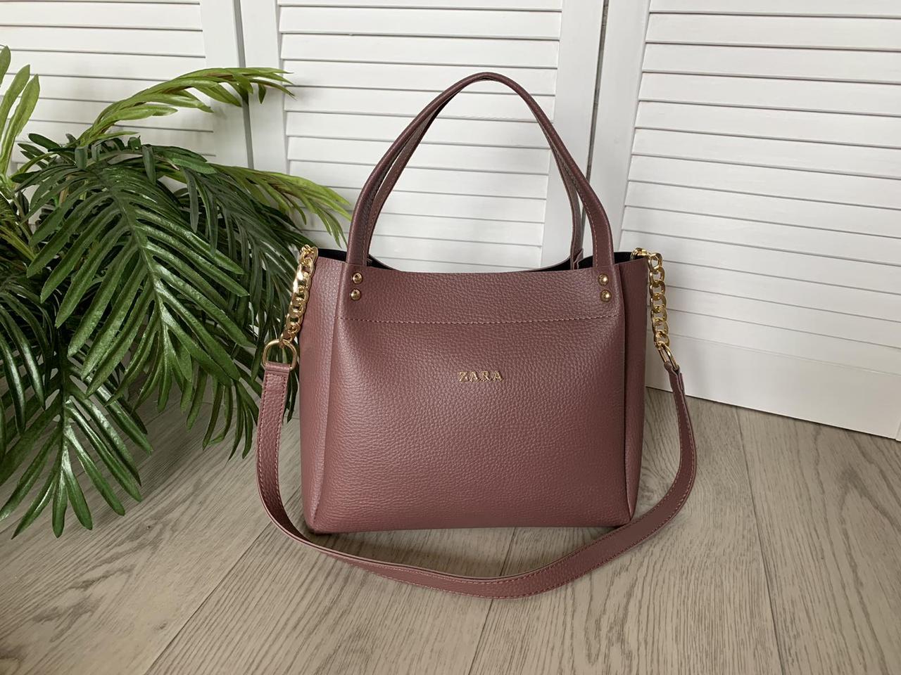 Небольшая женская сумка темная пудра экокожа, цена 450 грн - Prom.ua ...