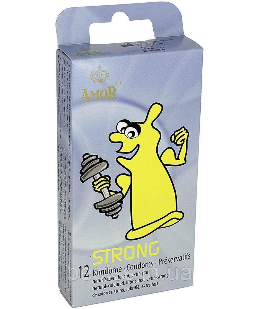 Презервативи підвищеної міцності Amor Strong, 12 шт.