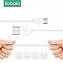 Кабель 2м USB - micro USB для заряджання. Cubala, фото 5