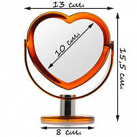 Дзеркало для макіяжу No2103, настільне, фото 2