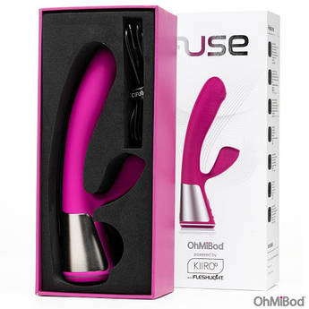 Інтерактивний вібратор-кролик Ohmibod Fuse for Kiiroo Pink gigante.com.ua