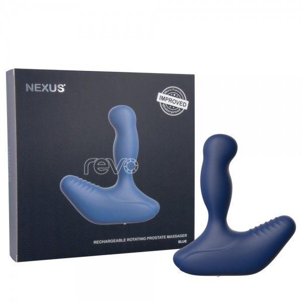 Масажер простати Nexus Revo New Blue з головкою обертається, макс діаметр 3,2 см gigante.com.ua