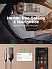 Bluetooth-адаптер Ugreen Bluetooth 5.3 автомобільний приймач AUX з мікрофоном Space Gray (CM309), фото 4