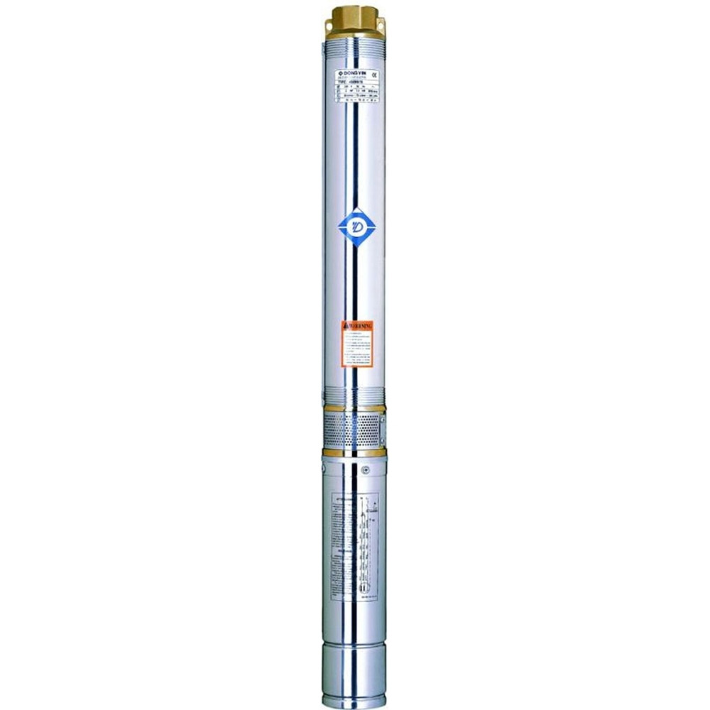 Насос для свердловини трифазний 380V/В DONGYIN 4SD6/34 (4 кВт, напір 245 м, 140 л/хв, Ø 102мм)