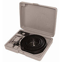 Коронки по дереву набірні Ø19; 22; 29; 32; 38; 44; 51; 65мм SIGMA (1520111)