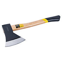 Сокира для рубки дров, деревини, для саду та дачі (1 кг, дерев'яна ручка 430 мм, кована сталь) ТМ SIGMA