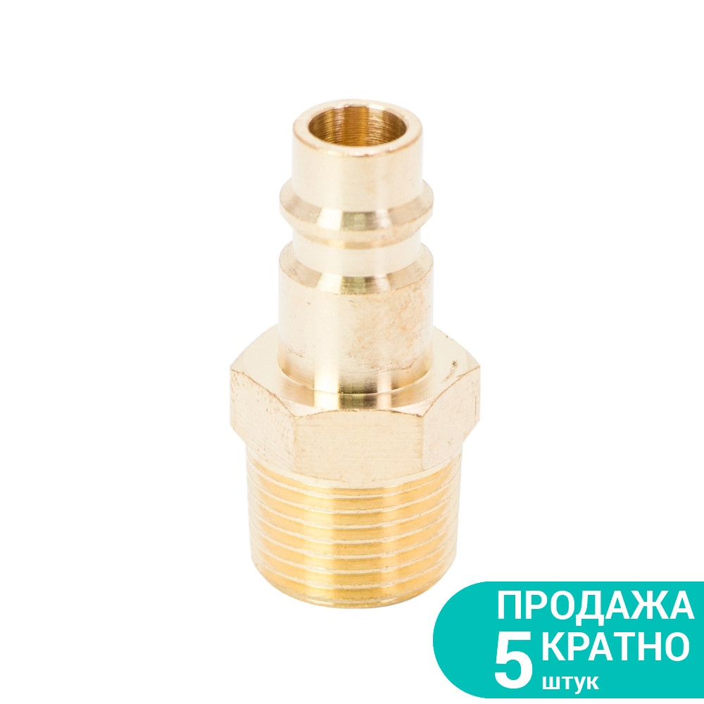 Штуцер з зовнішнім різьбовим з'єднанням MT 3/8" (латунь) SIGMA (7022521)