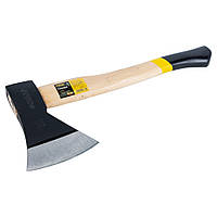 Сокира для рубки дров, деревини, для саду та дачі (800 г, дерев'яна ручка 380 мм, кована сталь) ТМ SIGMA