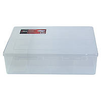 Органайзер пластиковий на 8 відсіків Ultra (350×270×95 мм, прозорий), для дрібних деталей