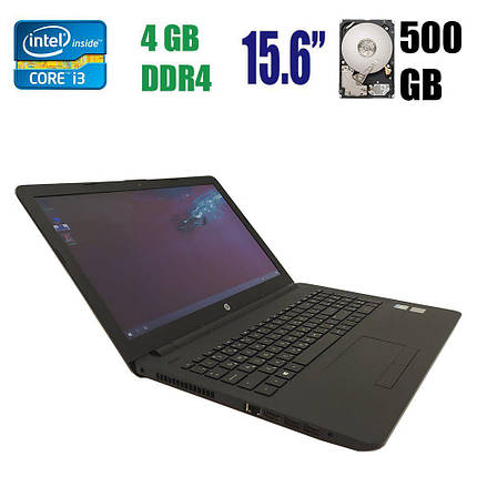 Ноутбук HP / 15.6 (1366x768) / Intel Core i5-7200U (2(4) ядра по 2.50 - 3.10 GHz) / 4 GB DDR4 / 500 GB HDD / AMD Radeon 520 2GB GDDR5 64-bit, фото 2