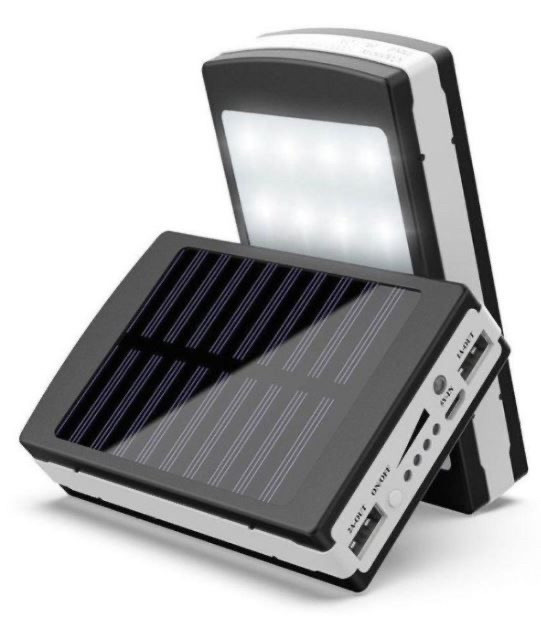 Power Bank Solar 9000Mah акумулятор повер Банк із на сонячній батареї для телефона заряджання від сонця солар