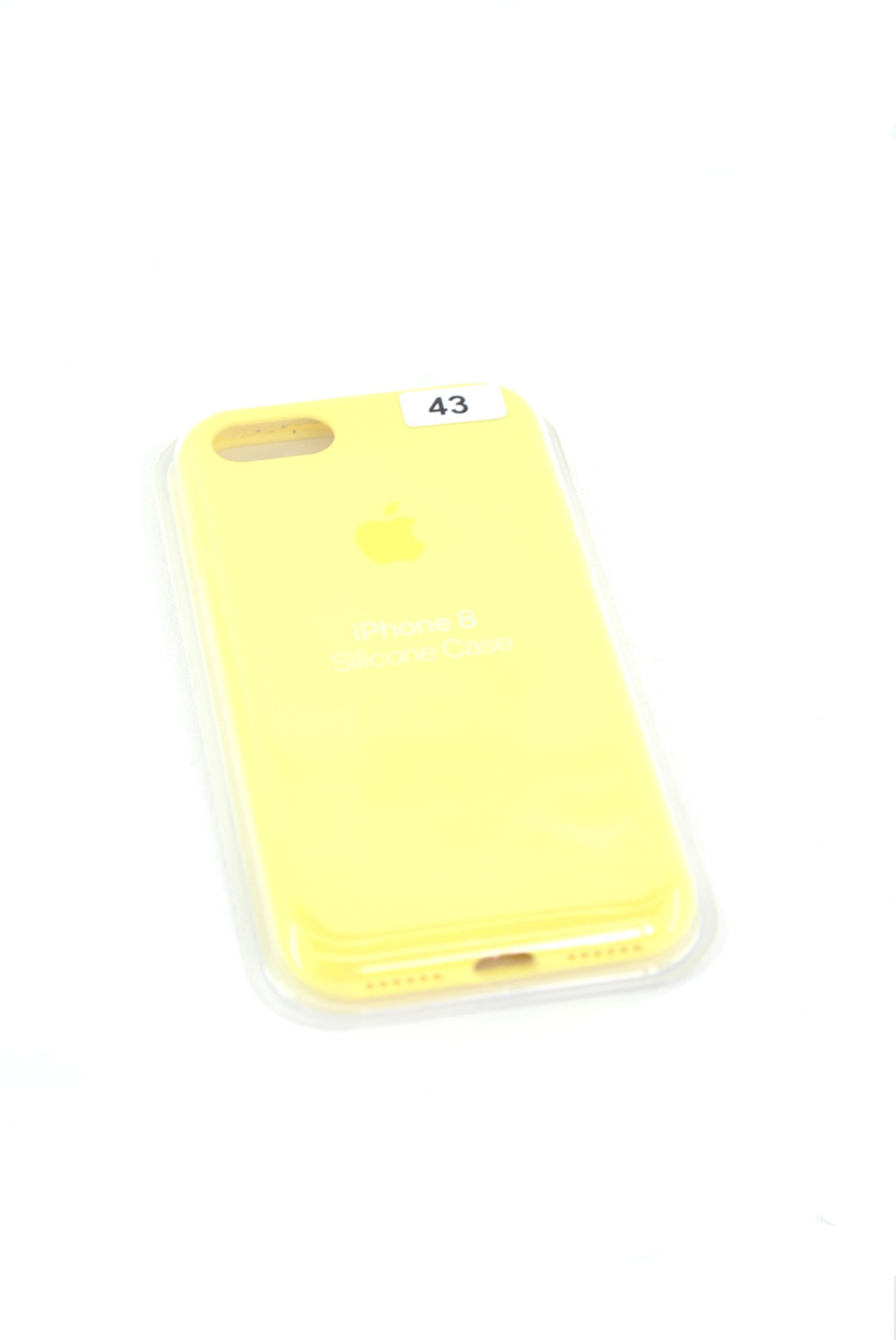 Чохол для телефону iPhone X / XS Silicone Case original FULL №43 canary (4you)