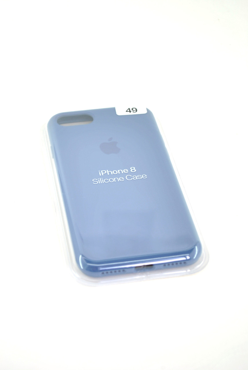 Чохол силіконовий для телефону iPhone X / XS Silicone Case Orig FULL №49 navy blue 4you