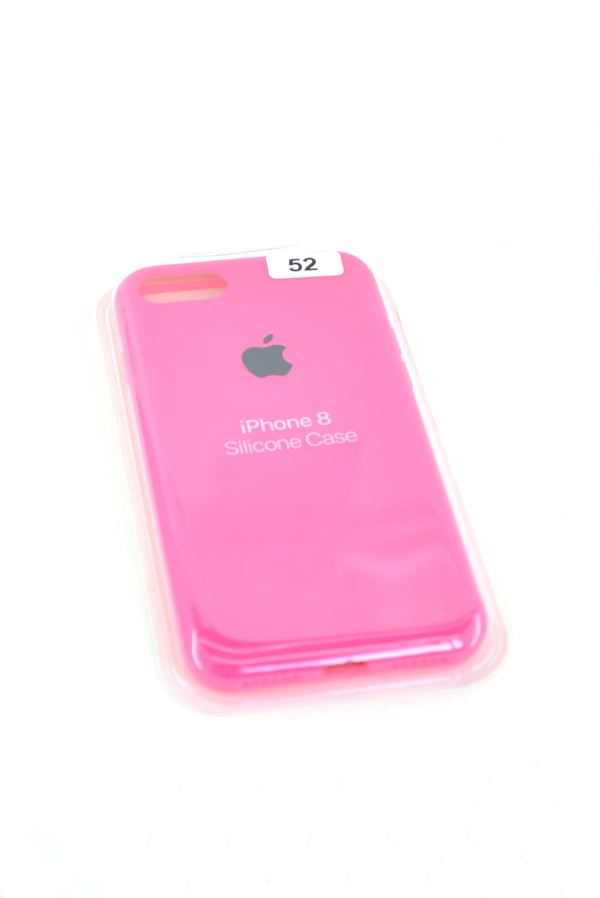 Чохол для телефону iPhone 7/8 Silicone Case original FULL №52 ultra pink (4you), фото 1